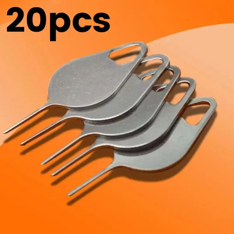 20pcs Universal SIM Card Eject Pin Tool – Stainless Steel SIM Card Eject Tool Babs Default Title