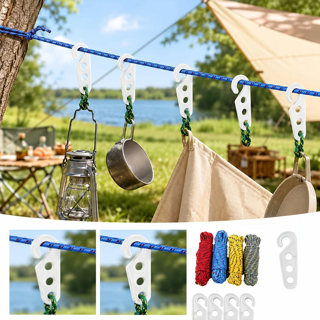 10M Nylon Clothesline – Indoor, Outdoor & Camping Rope Nylon Clothesline Rope Babs