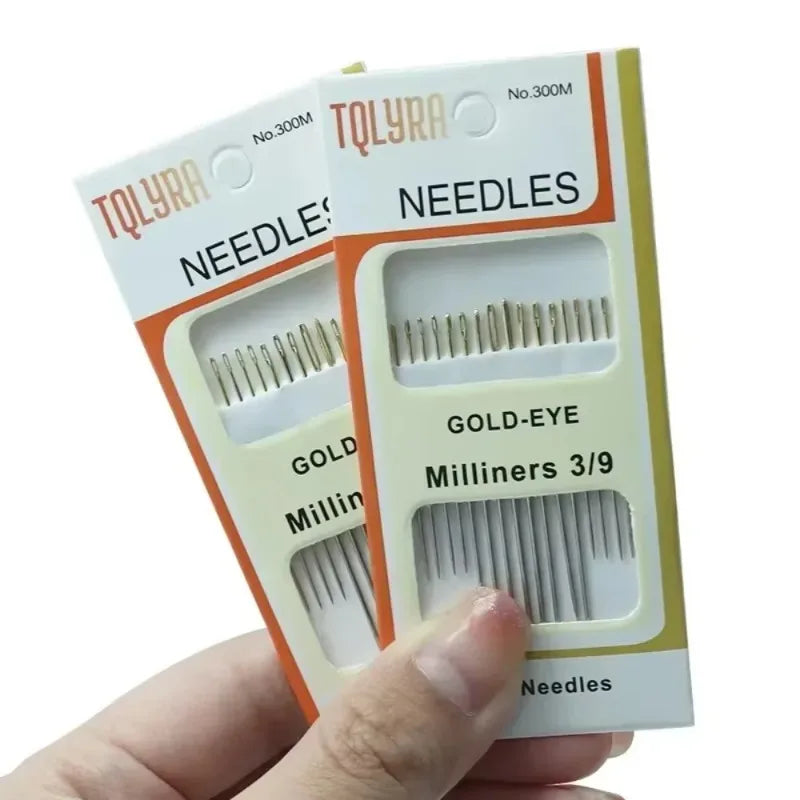 16-Piece Large Eye Hand Sewing Needles – Embroidery & Quilting Hand Sewing Needles Babs