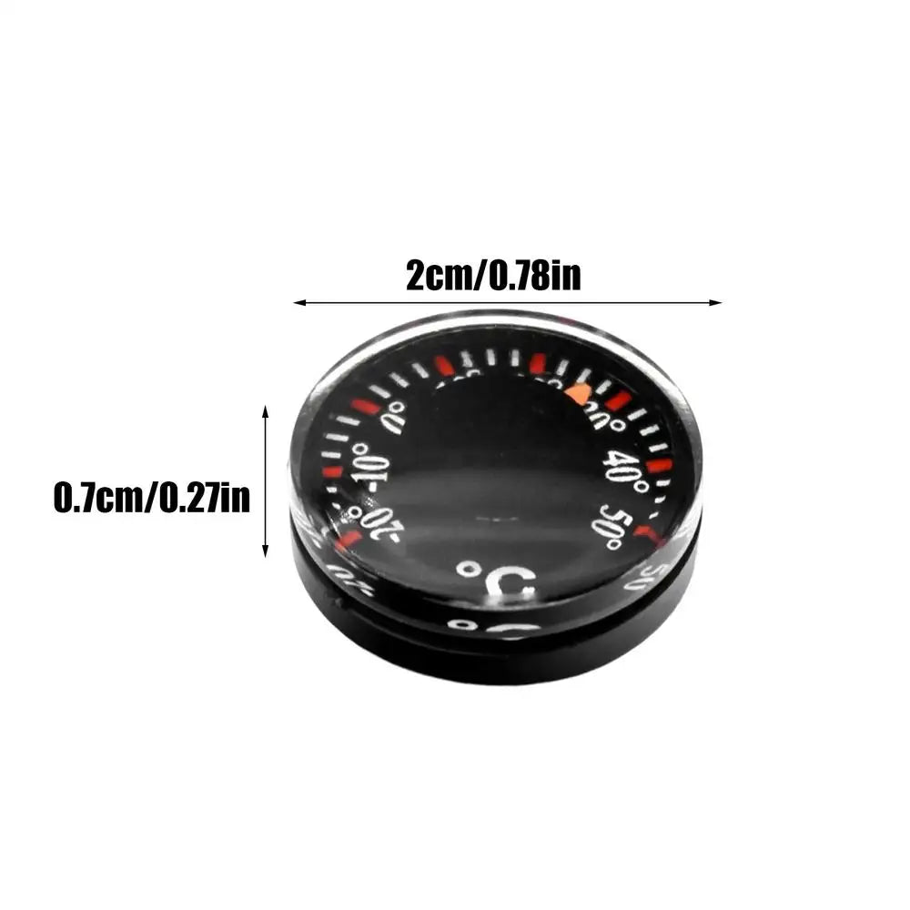 Mini Car Dial Thermometer – Waterproof, Battery-Free, Compact Car Dial Thermometer Babs 1pcs