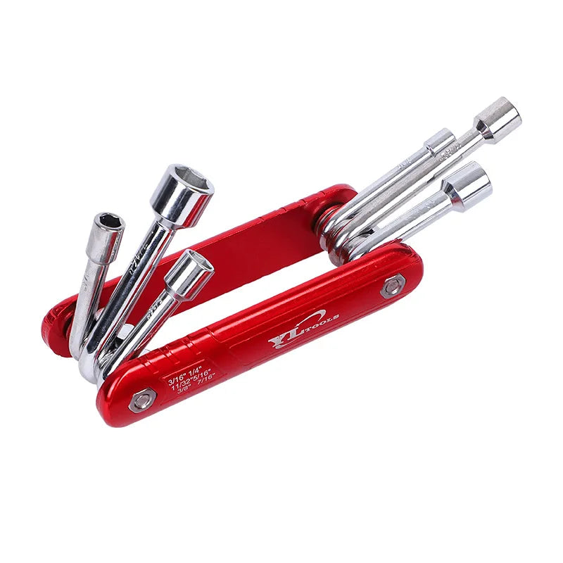 6-in-1 Folding Nut Driver – Imperial & Metric Socket Wrench Folding Socket Wrench Babs