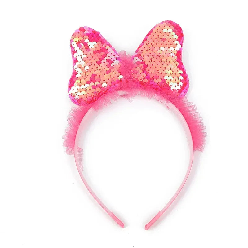 10pcs LED Glow Butterfly Bow Headbands – Light Up Party Hoops LED Party Headband Babs
