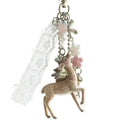 Cute Deer Keychain Y2K Korean DIY Bead Bag Charm | Phone Pendant Keychain Bag Charm Babs A 2pcs
