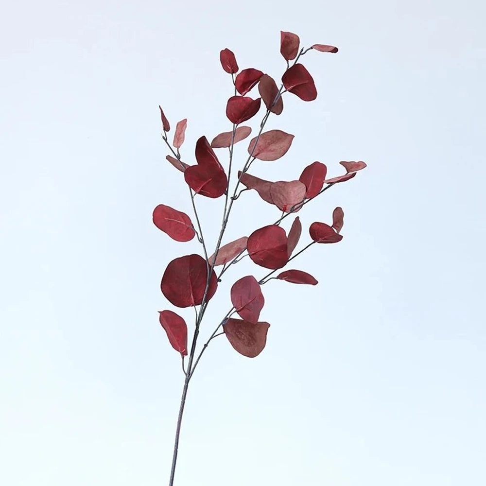 Artificial Eucalyptus Branches – Faux Greenery Wedding & Home Décor Artificial Greenery Branches Babs Red 4pcs