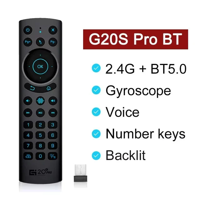 KEBIDUMEI G20S Pro BT Voice Air Mouse Remote | 2.4G Wireless Air Mouse Remote Babs G20S PRO BT