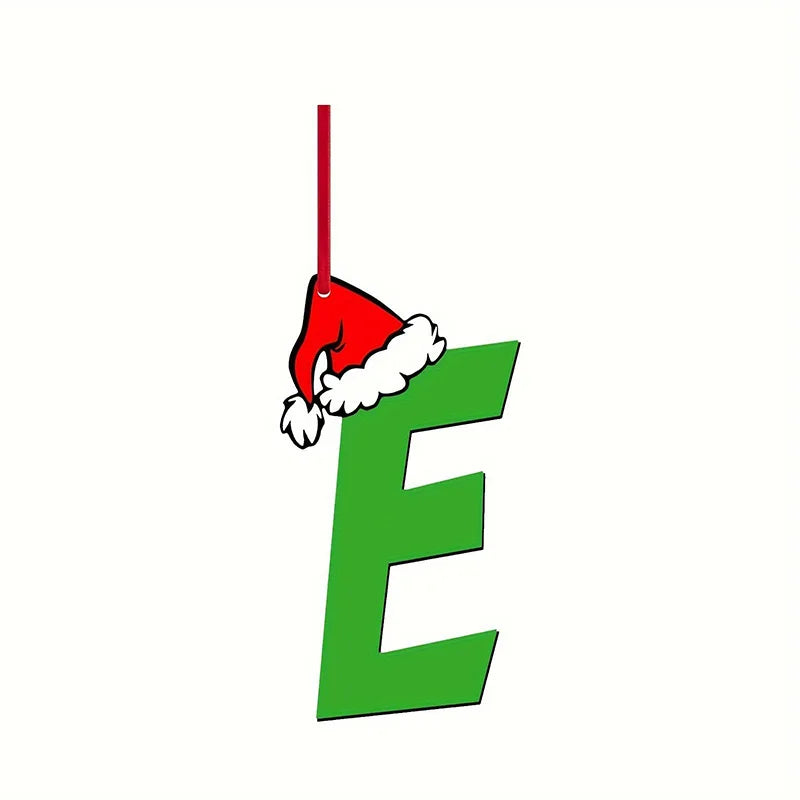 26 Letter Christmas Tree Ornaments – DIY Holiday Décor Set