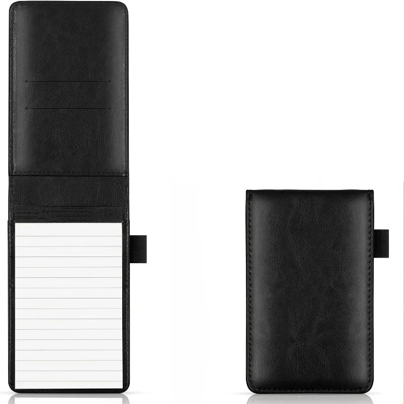 Mini Pocket Notepad Holder Set with 50 Lined Sheets | PU Cover Pocket Notepad Holder Babs