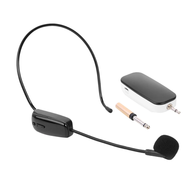 UHF Wireless Headset Condenser Microphone & Receiver Kit Wireless Microphone Kit Babs