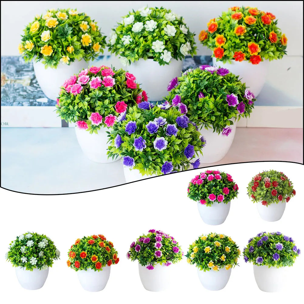 Artificial Bonsai Flower Potted Plant – Home, Office & Wedding Artificial Potted Plant Babs