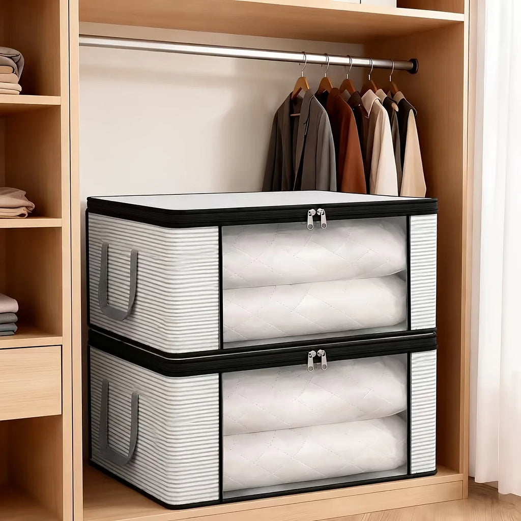 Extra Large Foldable Storage Bag – Clear Window & Zipper Lid Foldable Storage Bag Babs
