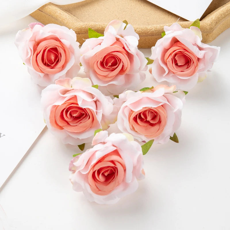 Silk Rose Artificial Flowers Bulk 50/100pcs – Wedding & Decor Artificial Silk Flowers Babs color 9 50pcs