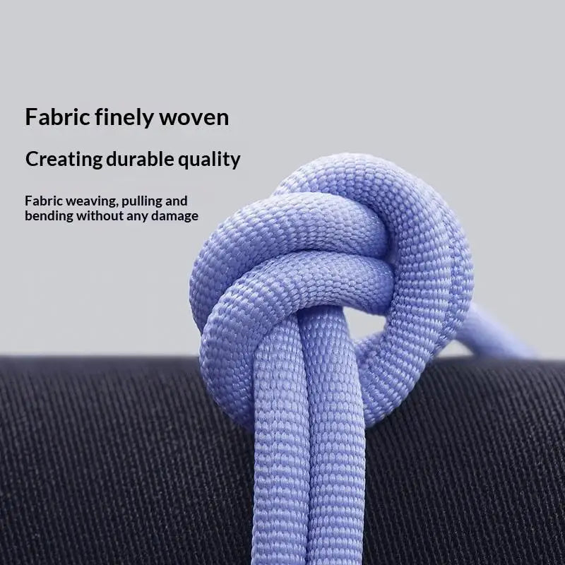 120W USB-C Fast Charging Cable 90° Elbow – 6A Nylon Braided USB-C Charging Cable Babs