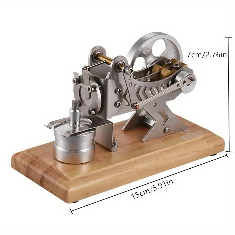 Stirling Engine Model – Hot Air Science Experiment Desktop Ornament Educational Engine Model Babs