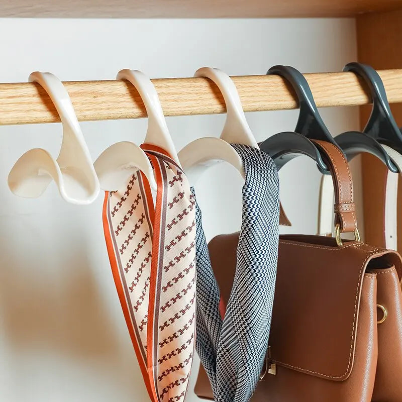 5-Pack Closet Rod Hooks – Handbag, Hat & Scarf Organizer Closet Organizer Hooks Babs