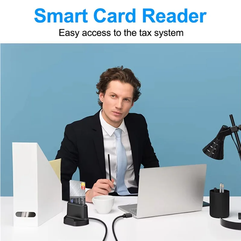 USB Smart Card Reader – ISO 7816, ATM & Tax Card Support USB Card Reader Babs