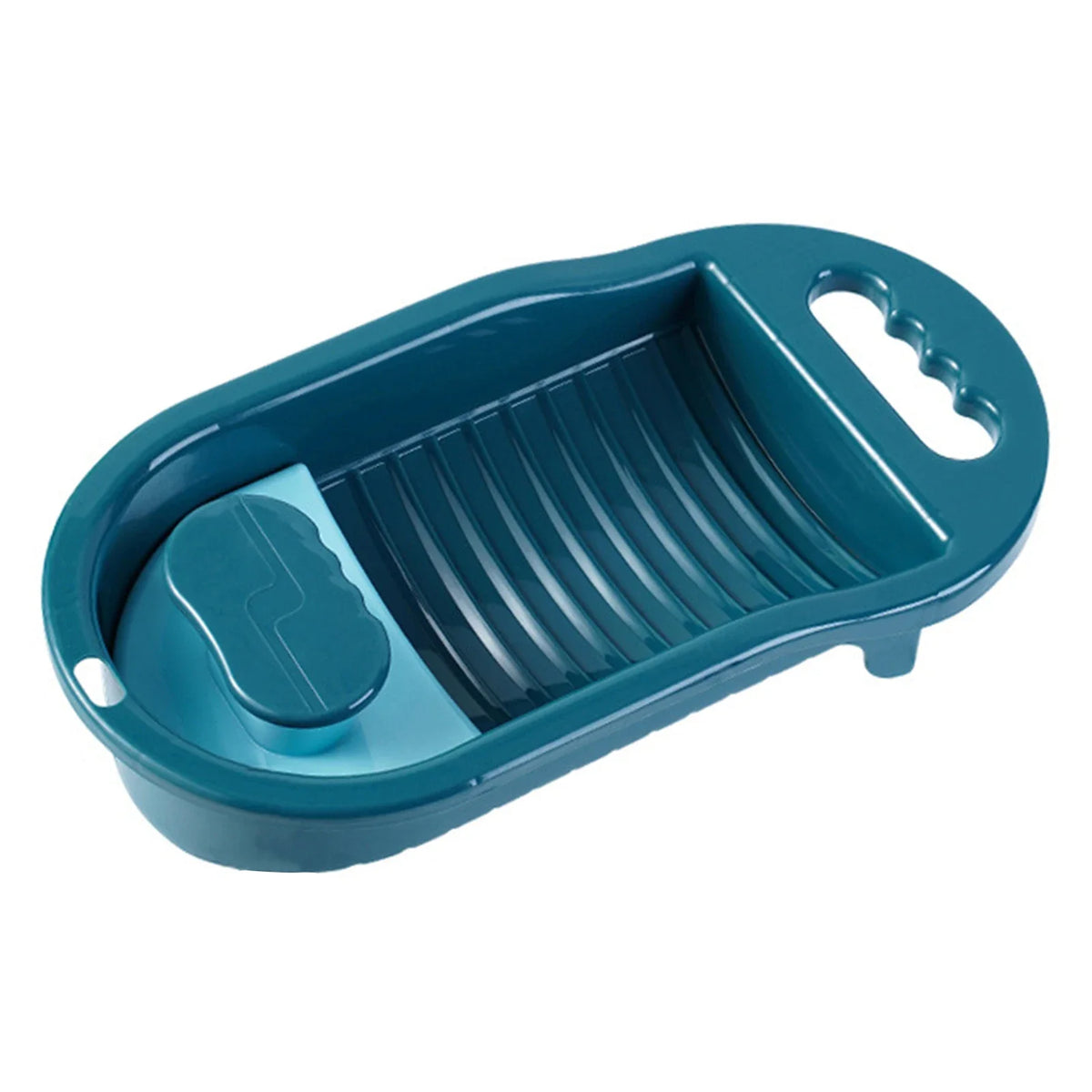 Mini Laundry Scrub Board – Portable Hand Wash Washboard Laundry Scrub Board Babs Blue