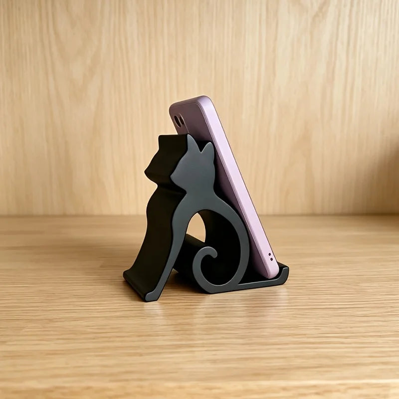 Cat-Shaped Phone Stand & Eyeglass Holder – Cute Desk Gift Phone & Glasses Stand Babs