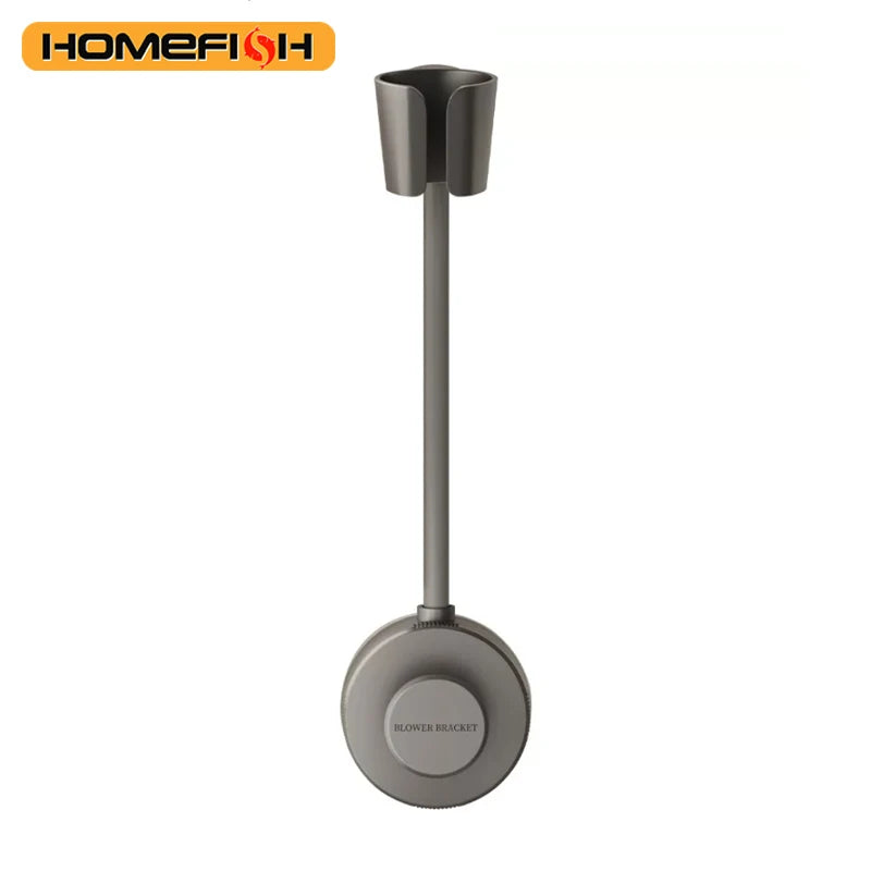 Suction Cup Hair Dryer Stand – Hands-Free Bathroom Organizer Hair Dryer Holder Babs