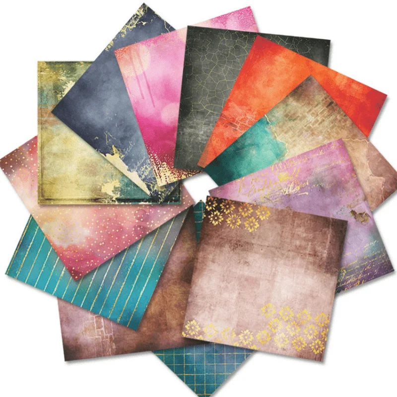 24-Sheet Craft Paper Pad – Scrapbooking, Origami & Card Making Craft Paper Pad Babs