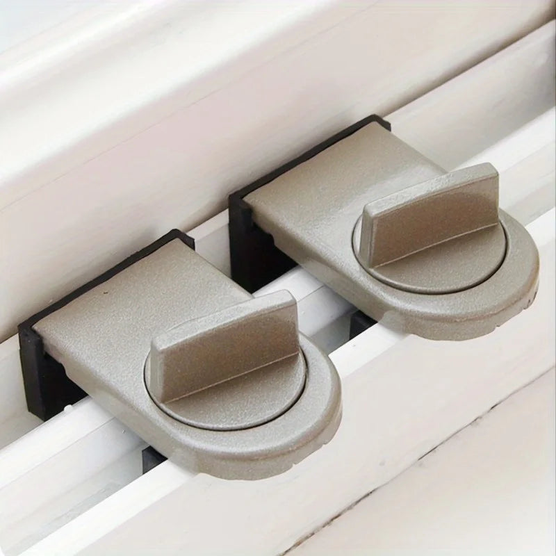 Adjustable Security Door & Window Lock – Anti-Theft Stopper Security Door Latch Babs