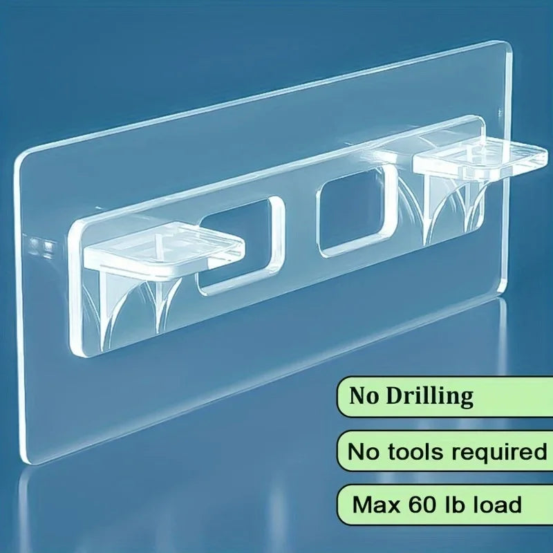 No-Drill Shelf Bracket Retainer for Cabinets & Bookshelves Shelf Bracket Retainer Babs