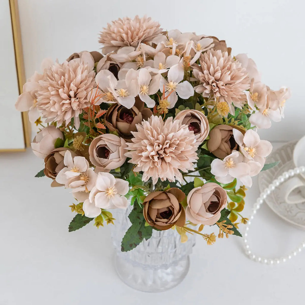 Artificial Silk Hydrangea Flowers for Wedding & Home Décor Artificial Silk Flowers Babs