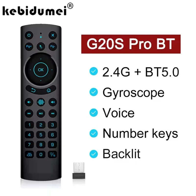 G20S Pro Air Mouse – 2.4G Wireless Voice Remote for Android TV Wireless Air Mouse Remote Babs