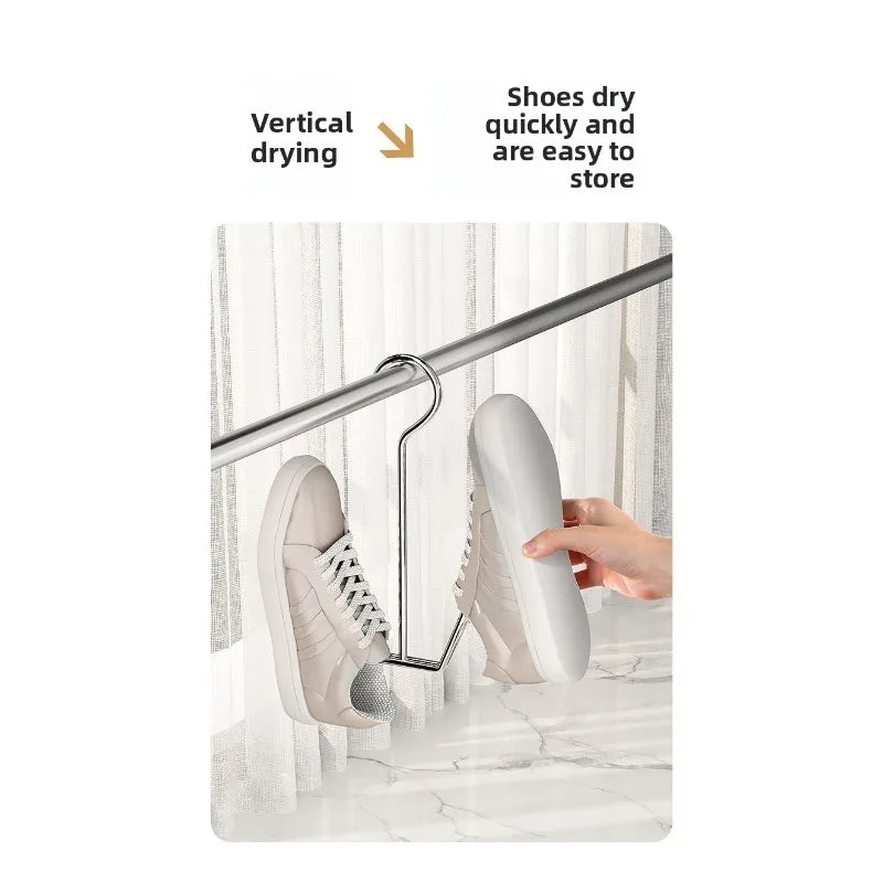 Stainless Steel U-Shape Shoe Rack – Windproof Outdoor Hanger Shoe Rack Hanger Babs