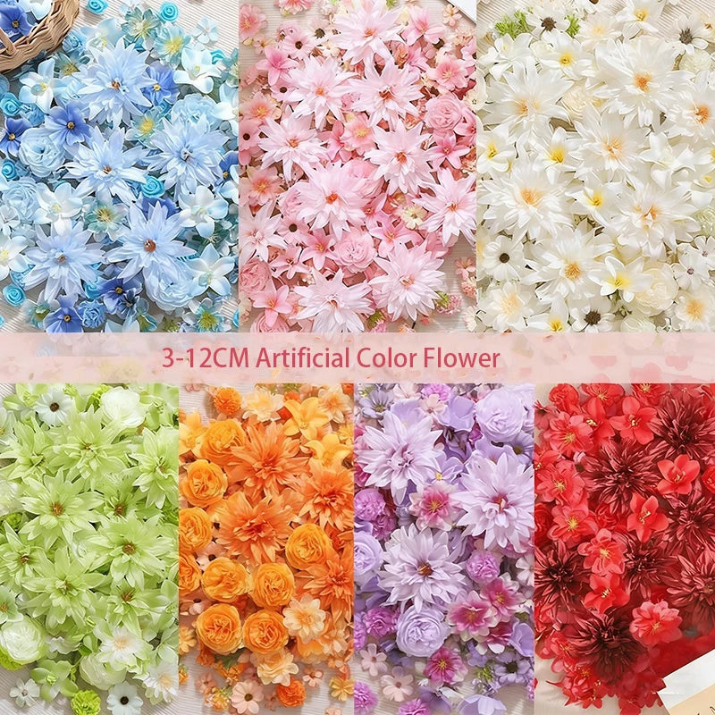 Artificial Silk Rose Flower Heads 3–12cm | Wedding & Home Décor Artificial Silk Flowers Babs
