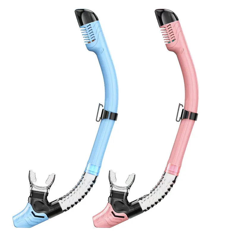 Full Dry Snorkel for Adults – Silicone Mouthpiece & Clip Dry Snorkel Babs