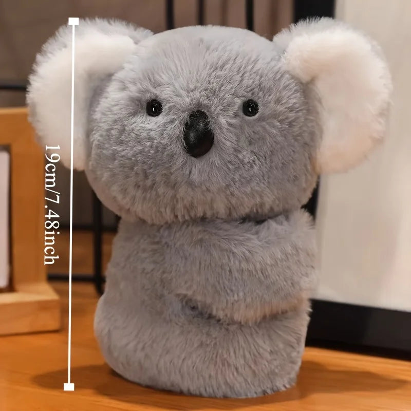 Soft Plush Bear Wrist Charm – Cute Gray Teddy Keychain Plush Wrist Charm Babs