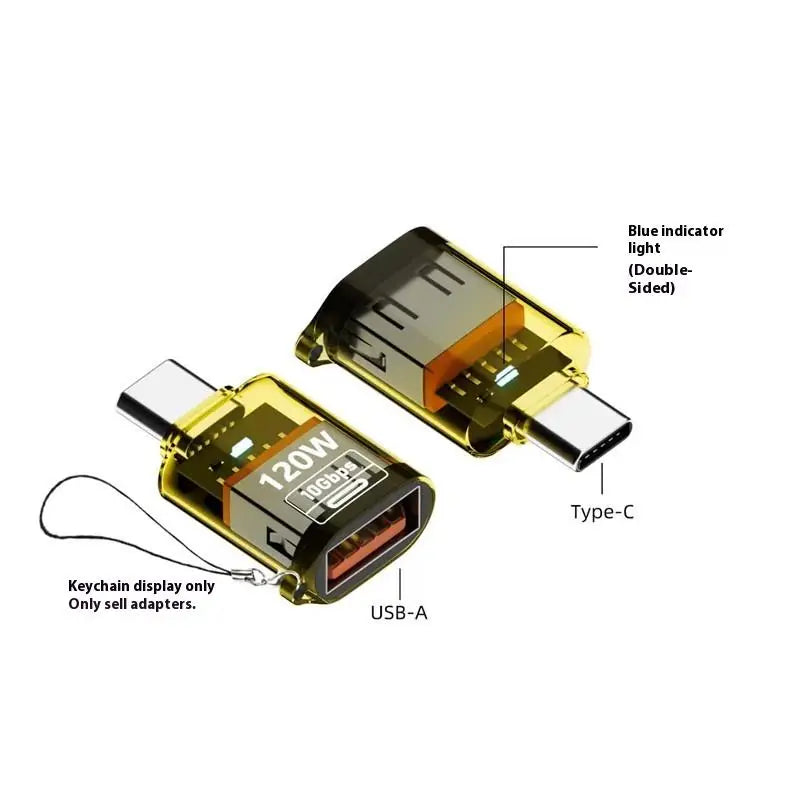 USB 3.2 to USB-C OTG Adapter – 120W & 10Gbps Fast Transfer USB-C OTG Adapter Babs A