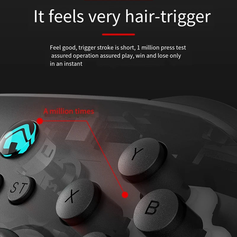 Z02 Wireless Gamepad – Hall Joystick, Bluetooth, iOS Android Switch Wireless Game Controller Babs