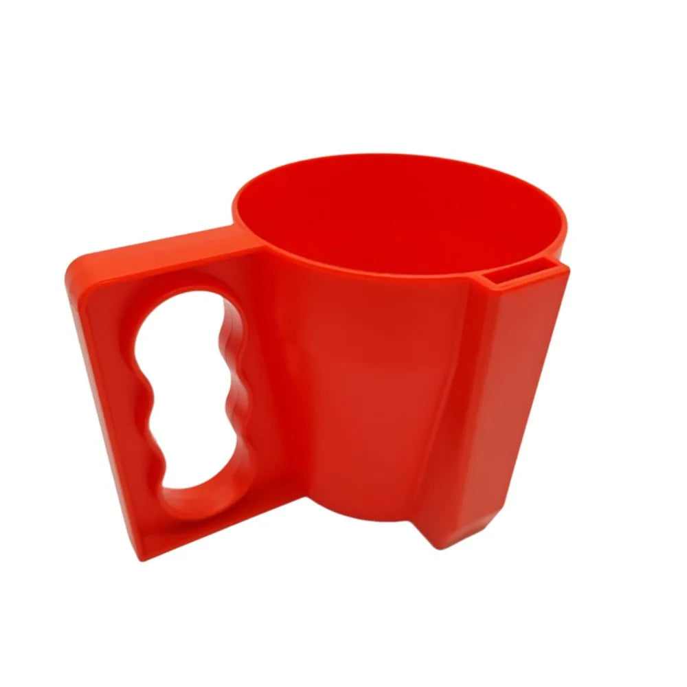 Drip-Proof Ice Cream Cup Holder with Handle & Spoon Slot Ice Cream Cone Holder Babs Red