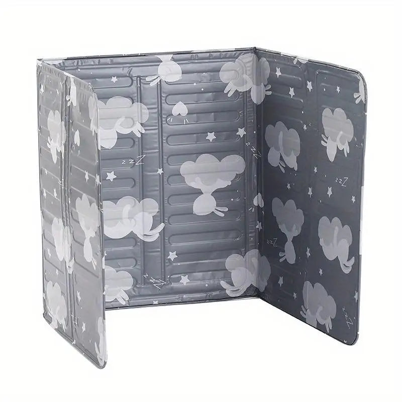 2pcs Cartoon Aluminum Range Hood Protector for Gas Stoves Range Hood Protector Babs Grey-2pcs