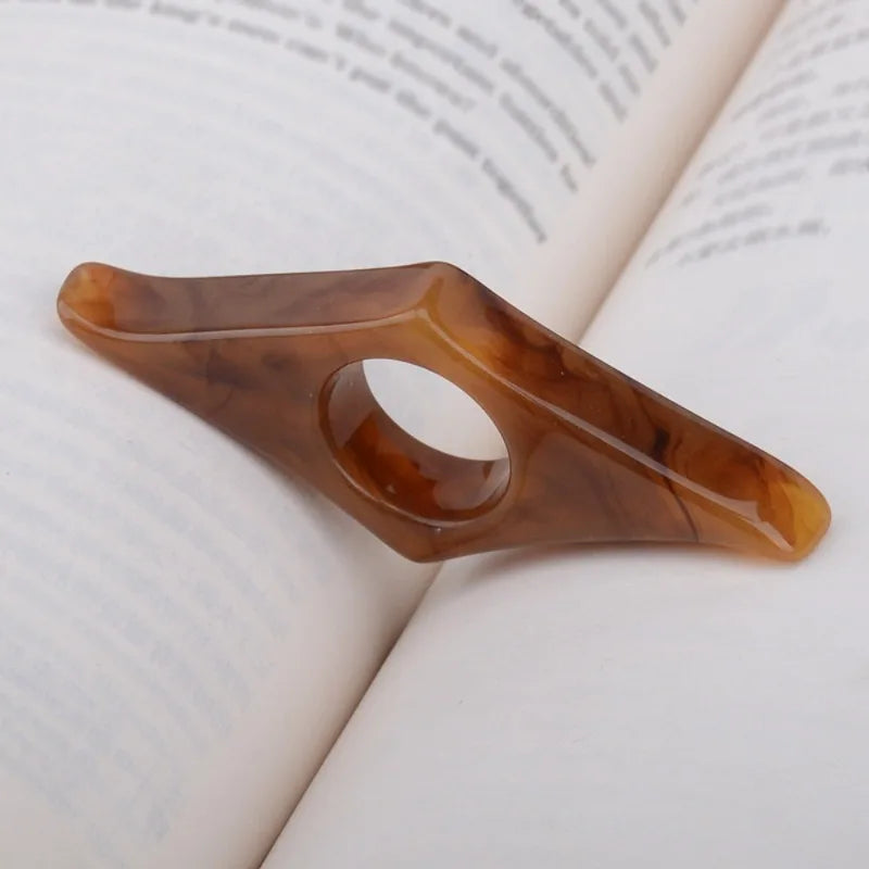 Thumb Book Page Holder – Resin Bookmark & Reading Aid Resin Bookmark Babs