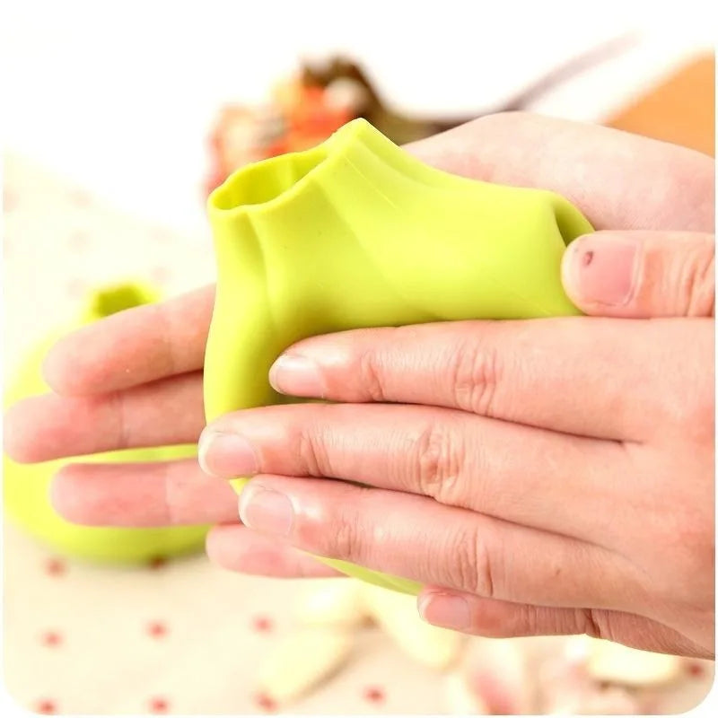 Silicone Garlic & Ginger Peeler – Manual Kitchen Tool Garlic Peeler Tool Babs