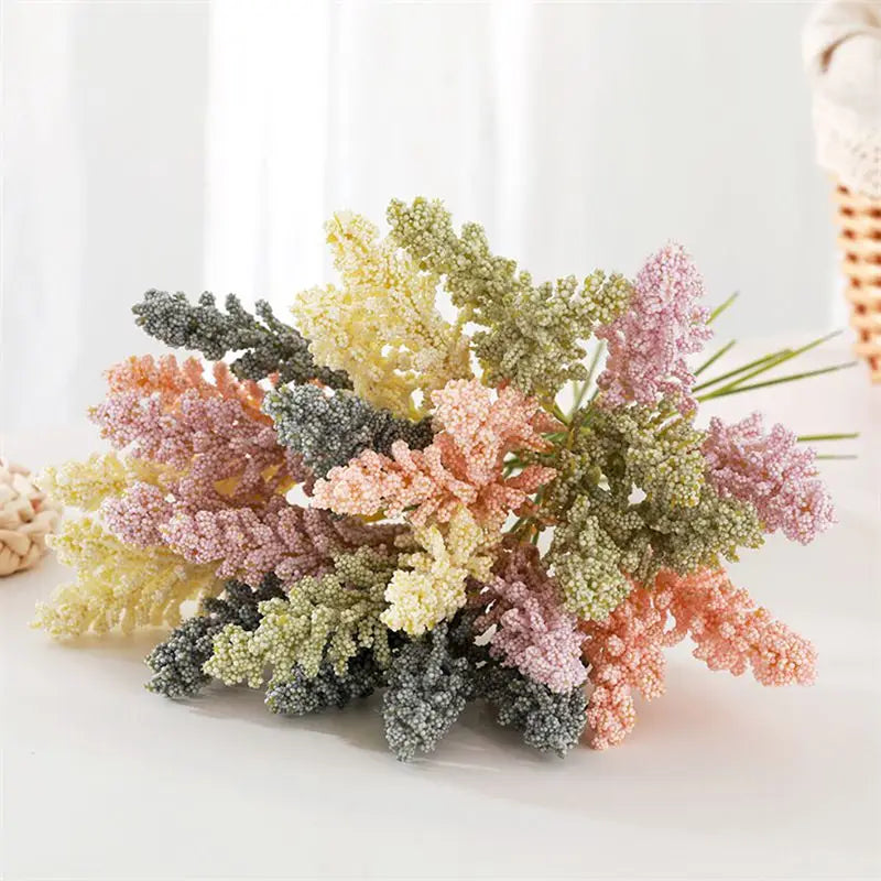 Artificial Foam Lavender Bouquet – Wedding & Home Decor Gift Artificial Flower Bouquet Babs