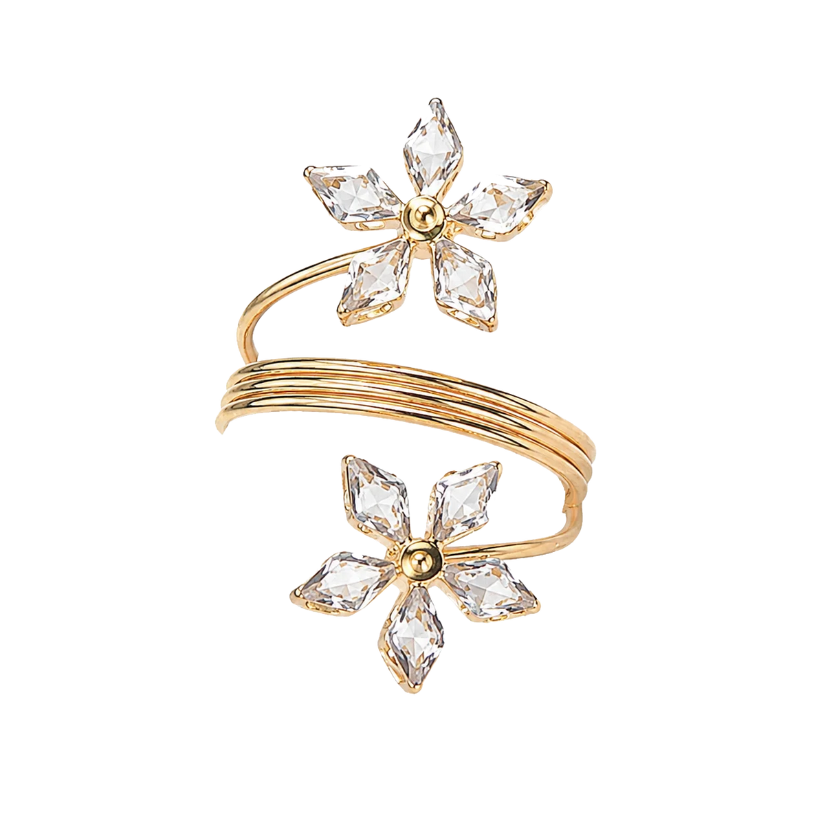 Crystal Rhinestone Napkin Rings – Elegant Wedding Table Decor Napkin Rings Babs Style A 60PCS