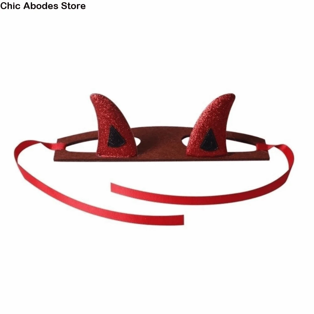 Devil Horns Pet Headband – Halloween Cosplay Costume Prop Pet Costume Headband Babs