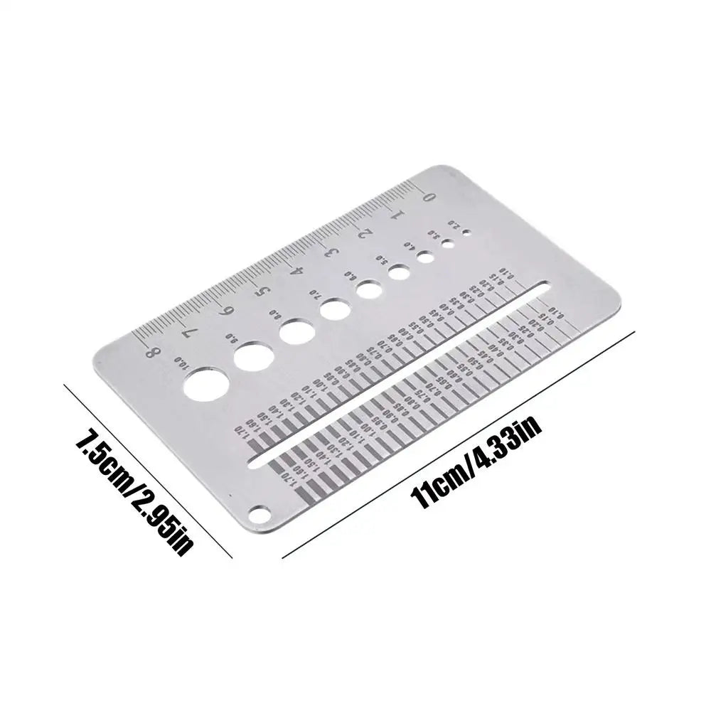 Stainless Steel Crack Width Gauge – Precision Gap Ruler Crack Width Gauge Babs 1pcs