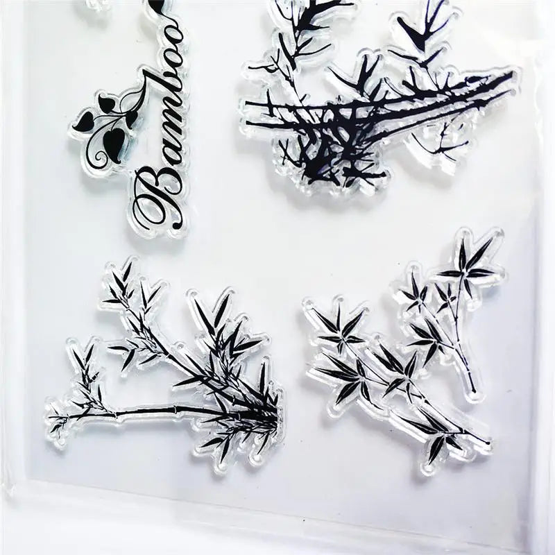 Bamboo Forest Clear Stamps for DIY Scrapbooking & Albums Clear Craft Stamp Babs