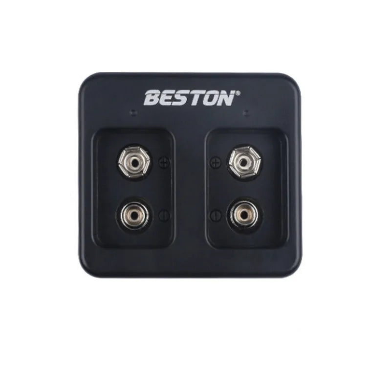 Alasicka 2/4-Slot 9V Smart Battery Charger with LED Indicators Battery Charger Babs 2-slot