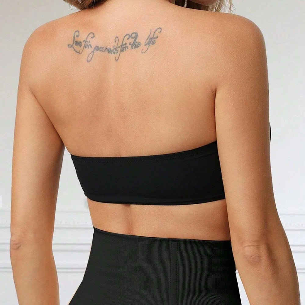 Women's Plus Size Strapless Front Closure Push Up Bralette Strapless Bralette Babs