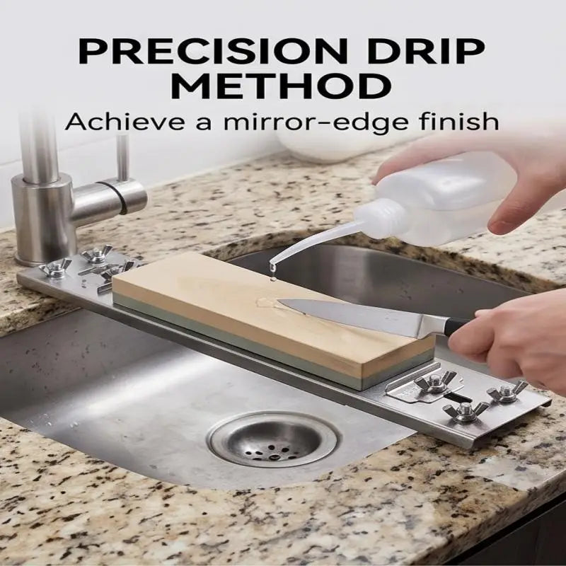 HOMEFISH Adjustable Sink Whetstone Holder & Sharpening Stone Rack Whetstone Holder Rack Babs