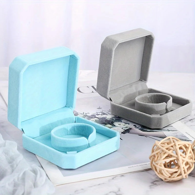 Velvet Octagonal Bracelet Jewelry Box – Elegant Gift Display Jewelry Display Box Babs