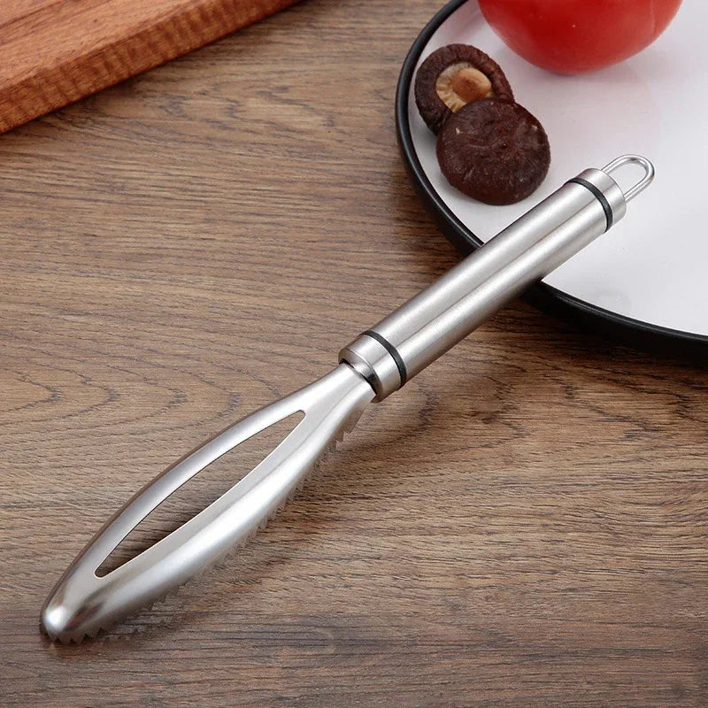 Stainless Steel Fish Scale Scraper & Fish Knife Kitchen Tool Fish Scale Scraper Babs