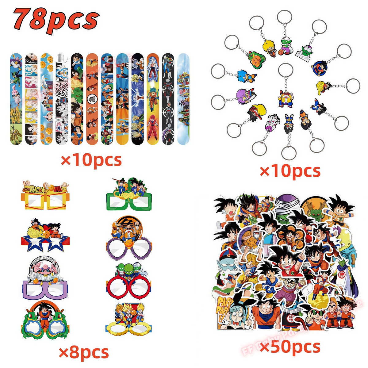 Dragon Ball Z Birthday Party Supplies – Goku Plates & Balloons