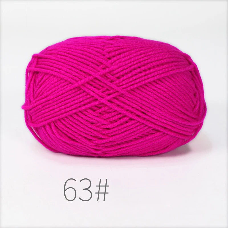 10 Balls 500g Soft Milk Cotton Yarn for Knitting & Crochet