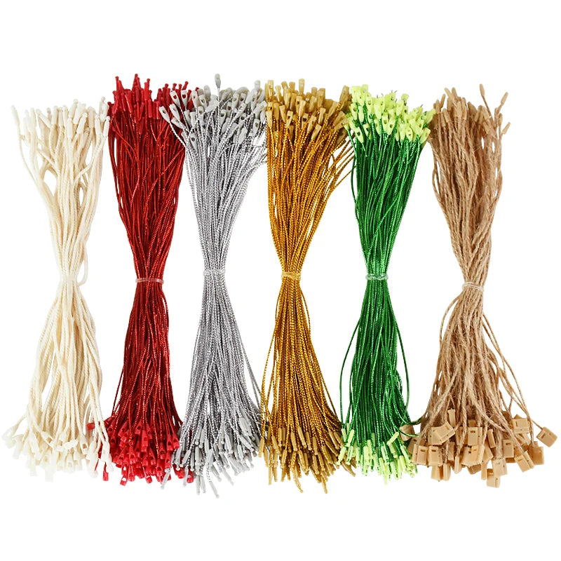 100pcs Christmas Ornament Hanging Ropes & Ribbon Strings Christmas Ornament Strings Babs